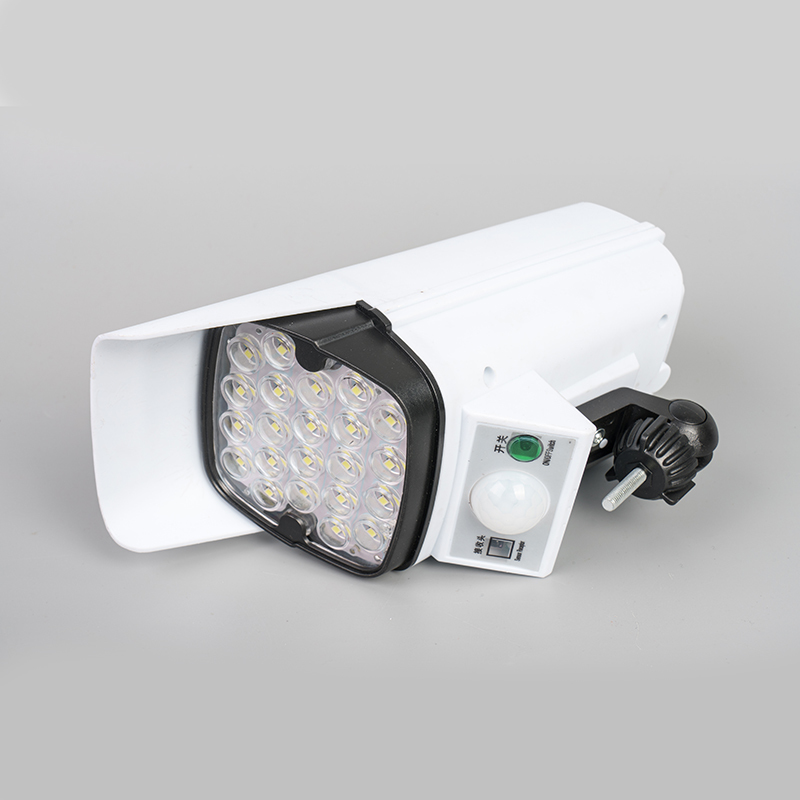 66LED integrated simulation monitoring solar powered lamp