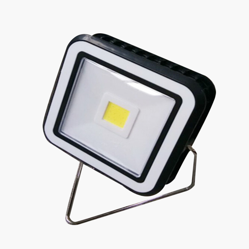 Solar powered square work camping lamp
